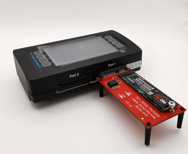 NVMe SSD Datenrettung mit PC3000 Portable-3